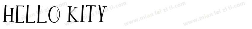 hello kity字体转换